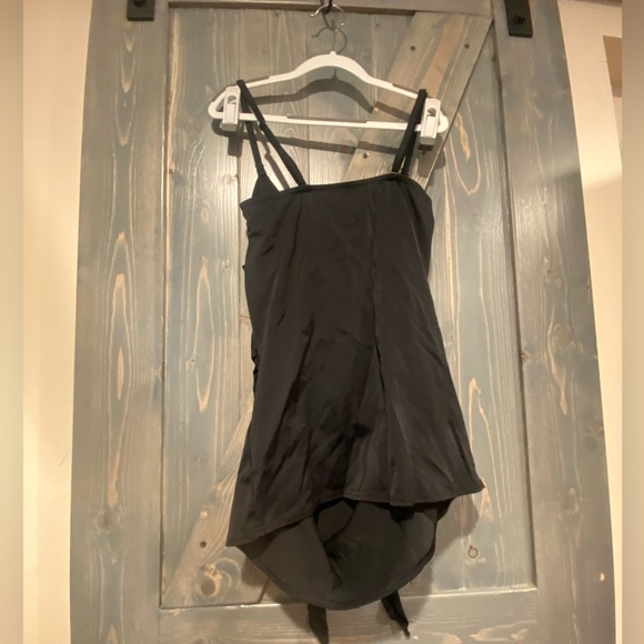 ASOS Maternity Black Swimwear Tankini 2 Piece Size 8 - Picture 4 of 7